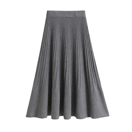 Damen Plissierter A-Linien Rock Shop Nory