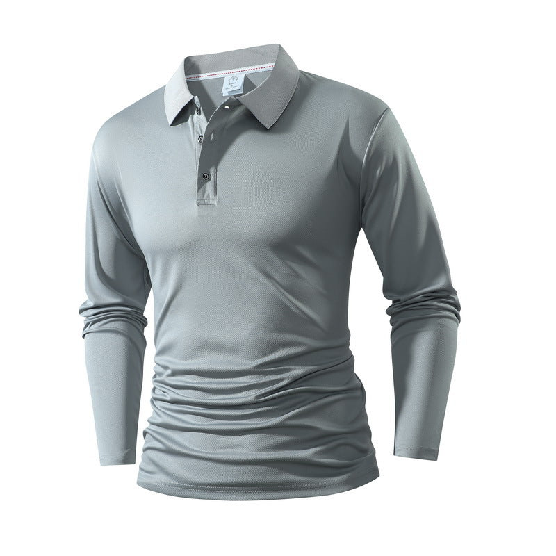 Herren Langarm Poloshirt Shop Nory