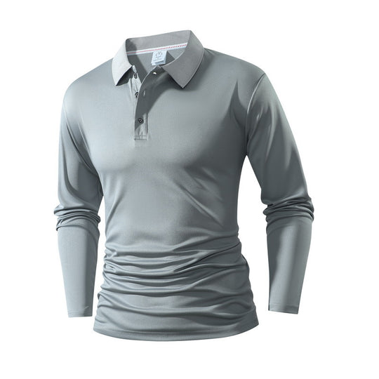 Herren Langarm Poloshirt Shop Nory