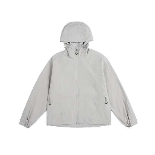 Damen leichte Windjacke mit Kapuze, verstellbarem Saum und wasserabweisender Funktion Shop Nory