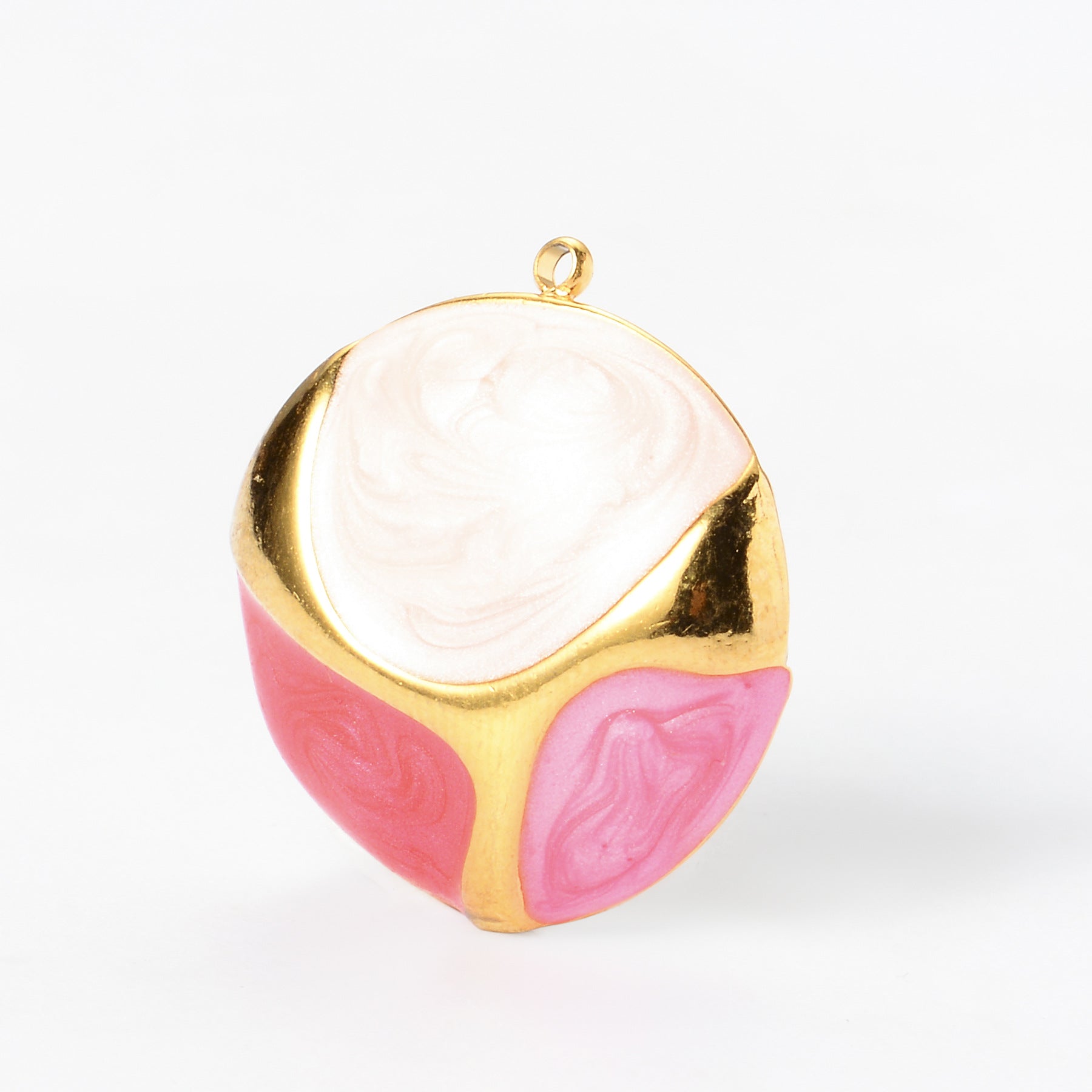 Damen Anhänger mit kunstvollem Farbenspiel und elegantem Goldakzent Shop Nory