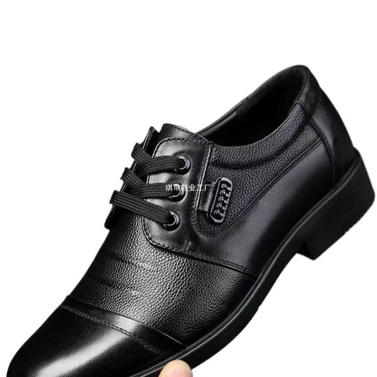 Herren Klassische Leder Schnürschuhe Shop Nory