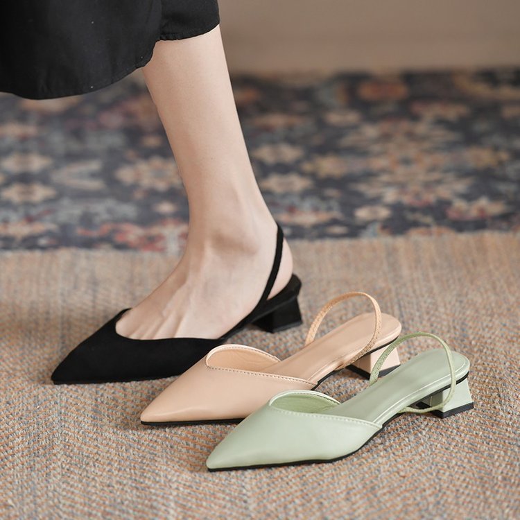Damen Slingback-Pumps mit spitz zulaufendem Design Shopnory