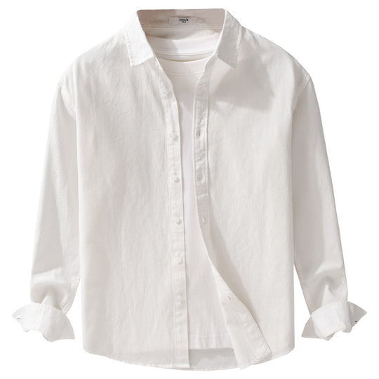 Herren Texturiertes Baumwoll-Hemdjacken-Overshirt im Relaxed-Fit mit Kentkragen Shop Nory