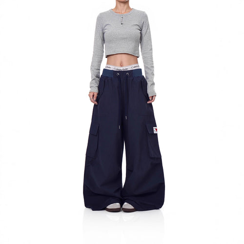 Damen Weitgeschnittene Cargo-Hose Shop Nory 1787981945