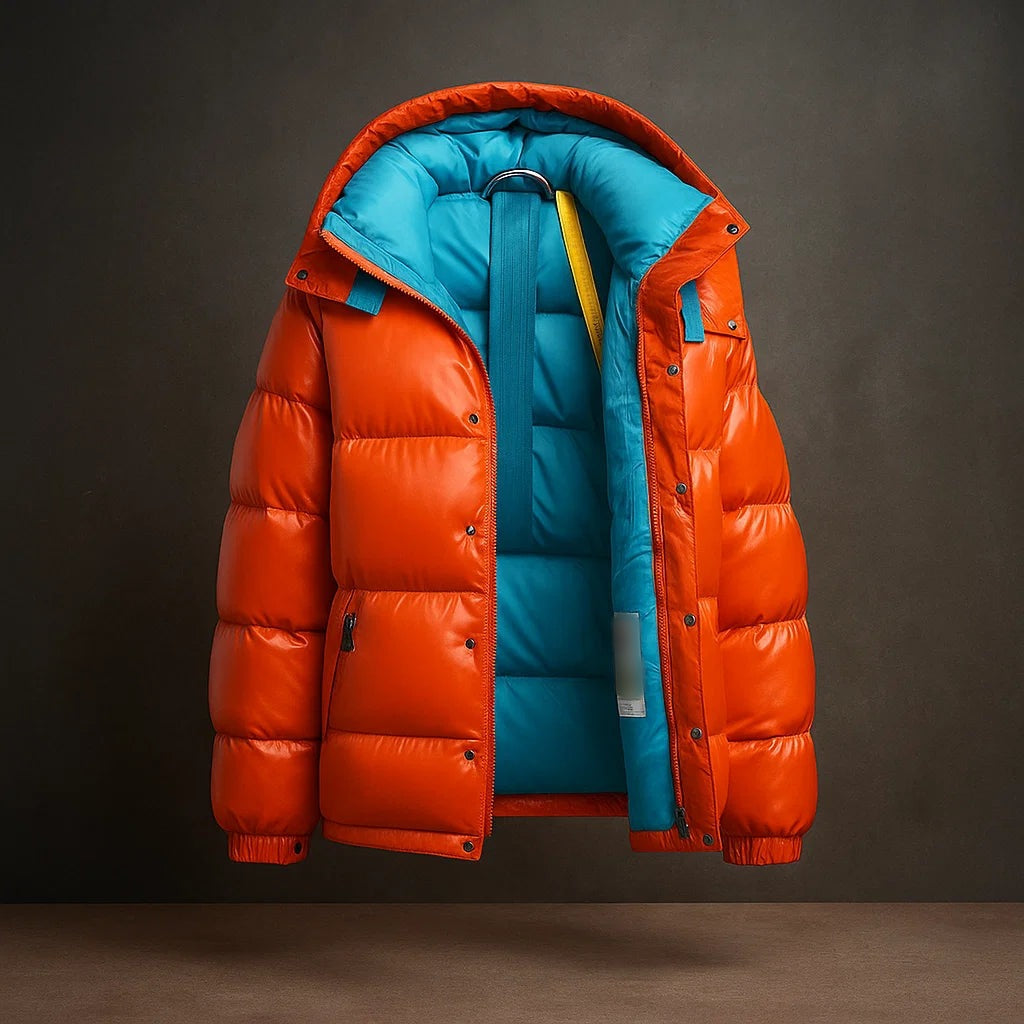 Damen Modische Steppjacke mit Innenfutter