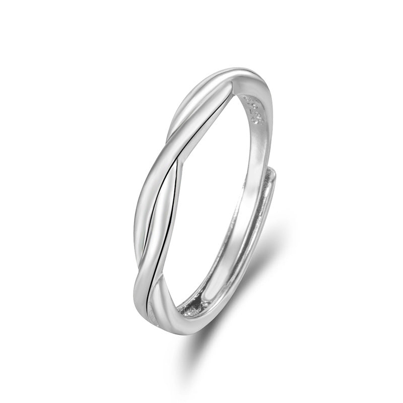 Damen eleganter Ring mit geschwungenem Design Shop Nory