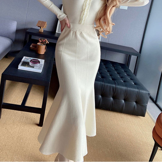 Damen Eleganter und schwingender Maxirock Shop Nory