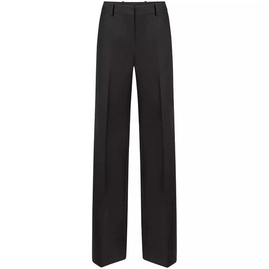Damen Hochtaillierte weite Nadelstreifen-Hose im Tailoring-Stil Shop Nory