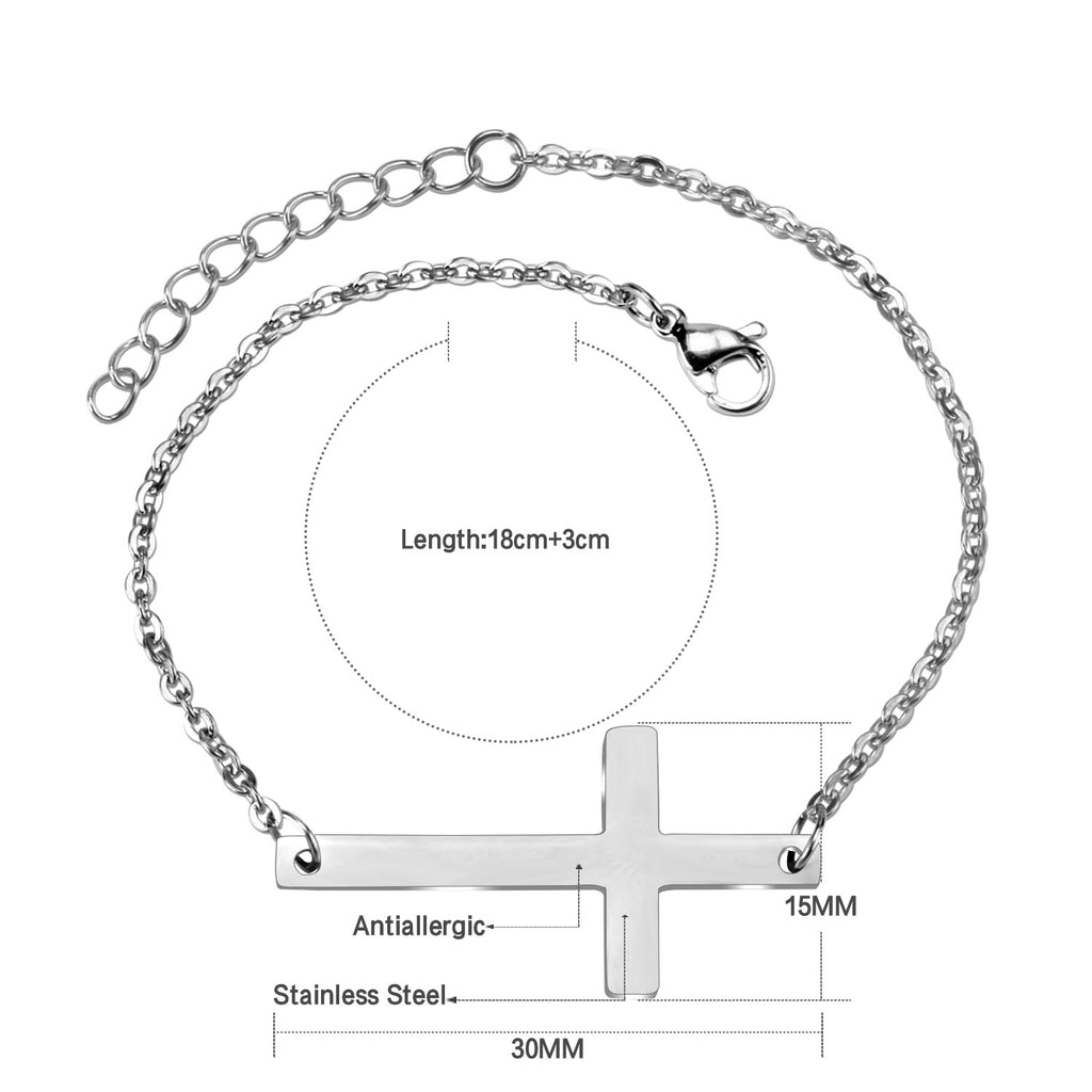 Damen Armband mit unendlichem Symbol aus antiallergischem Edelstahl Shop Nory