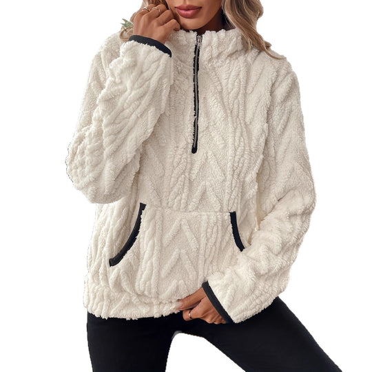 Damen Weiche Fleece Damenjacke Shop Nory