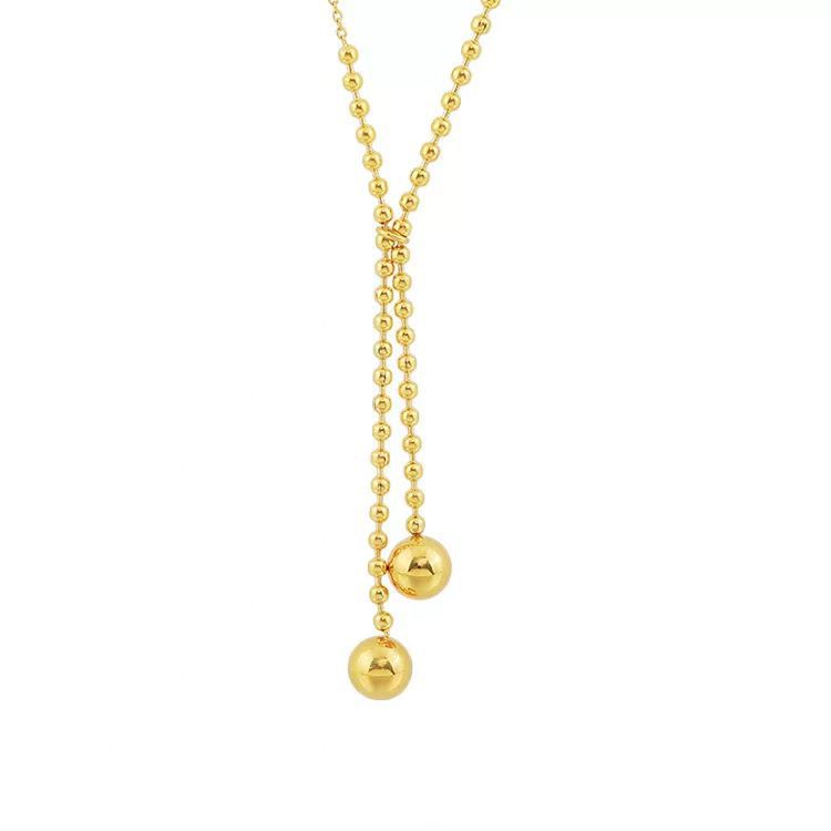 Damen Adjustable Ball Pendant Necklace Shop Nory