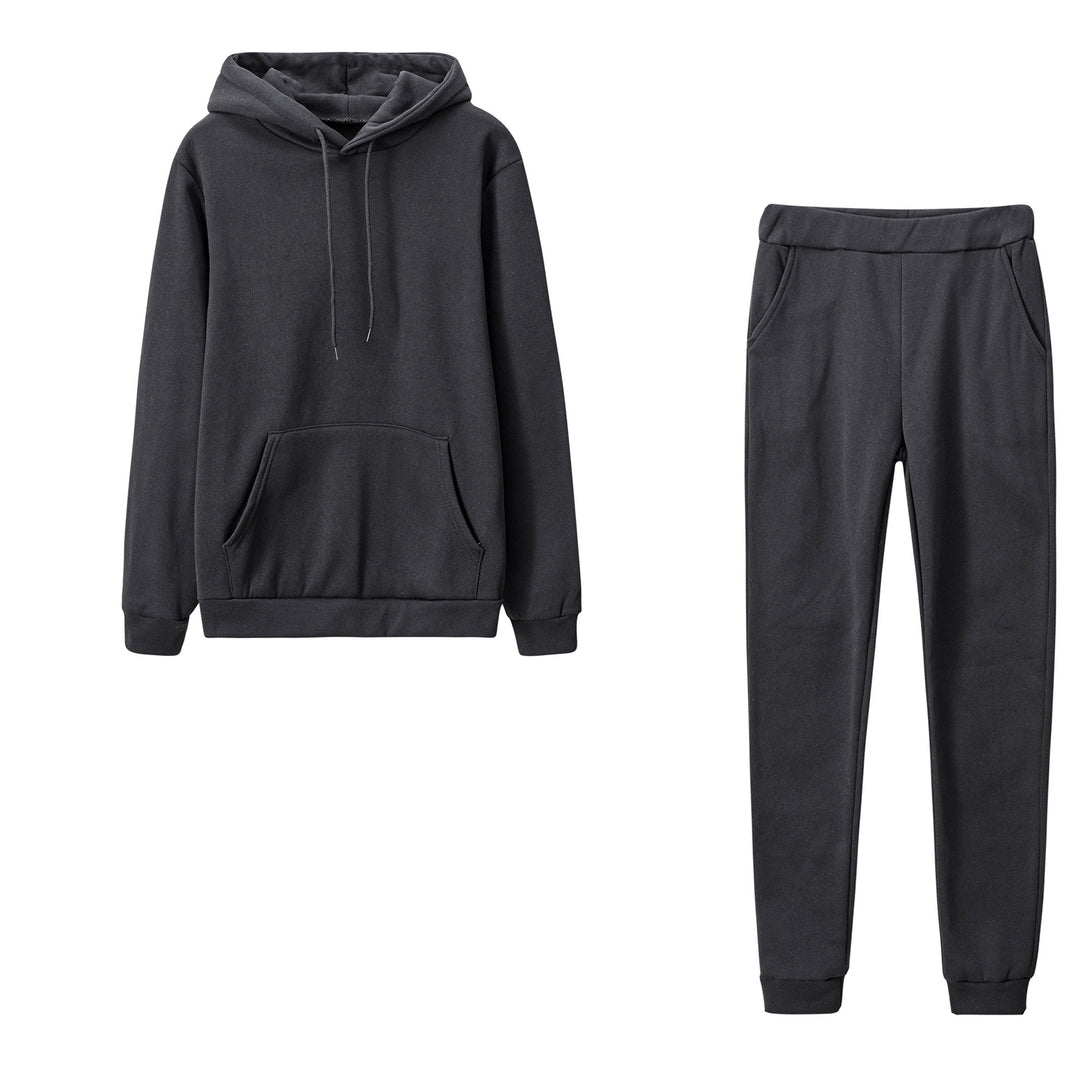 Damen nan Cozy-Loungewear-Set mit oversized Hoodie, Kängurutasche und schmaler Highwaist-Jogginghose Shop Nory