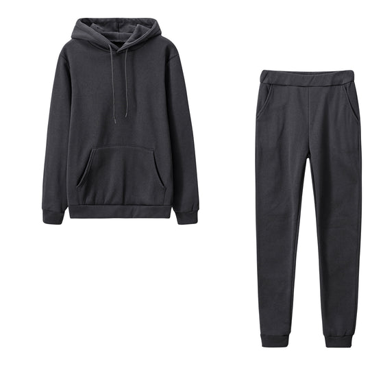 Damen nan Cozy-Loungewear-Set mit oversized Hoodie, Kängurutasche und schmaler Highwaist-Jogginghose Shop Nory