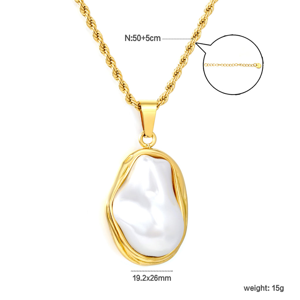 Damen Ring mit einzigartigem Perlendesign und goldplattierter Oberfläche Shop Nory