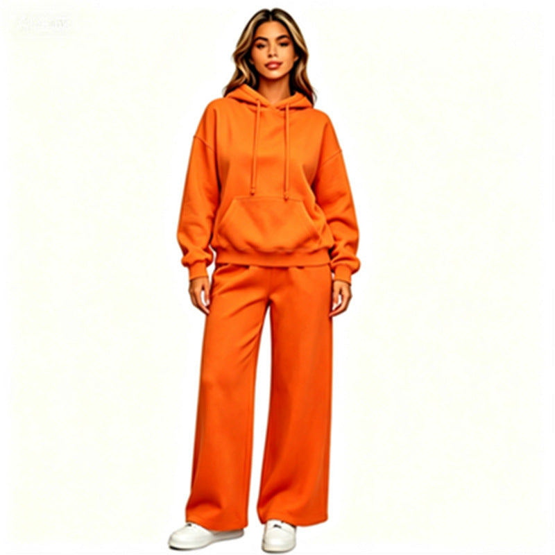 Damen Bequemer Oversized Hoodie mit weiten Jogginghosen Shop Nory