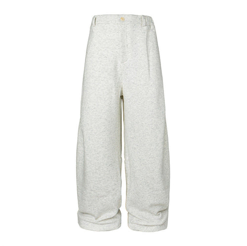 Damen Weite High-Waist Jogginghose aus French-Terry mit umgeschlagenem Saum Shop Nory