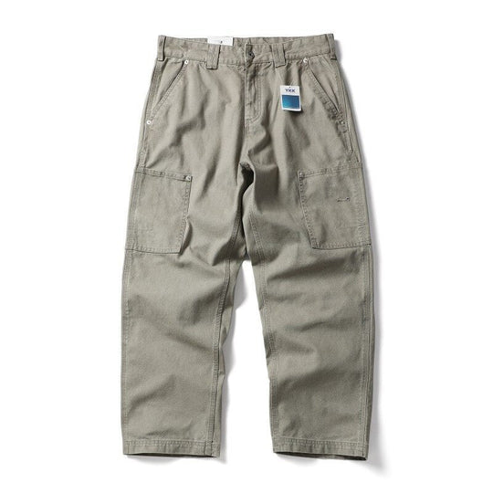 Herren Weite Canvas‑Cargo‑Hose mit großen aufgesetzten Beintaschen und relaxed Baggy‑Schnitt Shop Nory