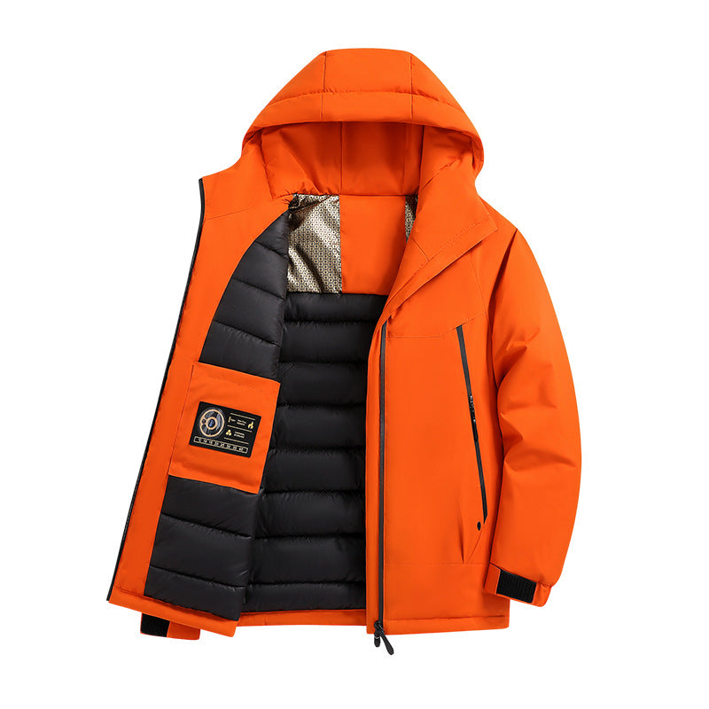 Herren Isolierte Softshell-Parka mit technischer Kapuze, winddichter Außenhülle und Innentaschen Shop Nory