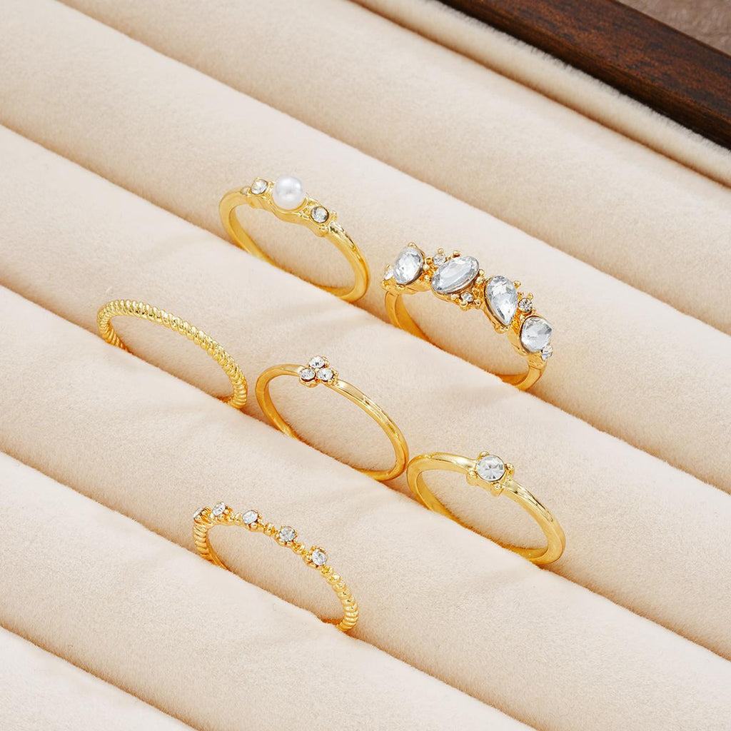 Damen zartes und verspieltes Ringset Shop Nory