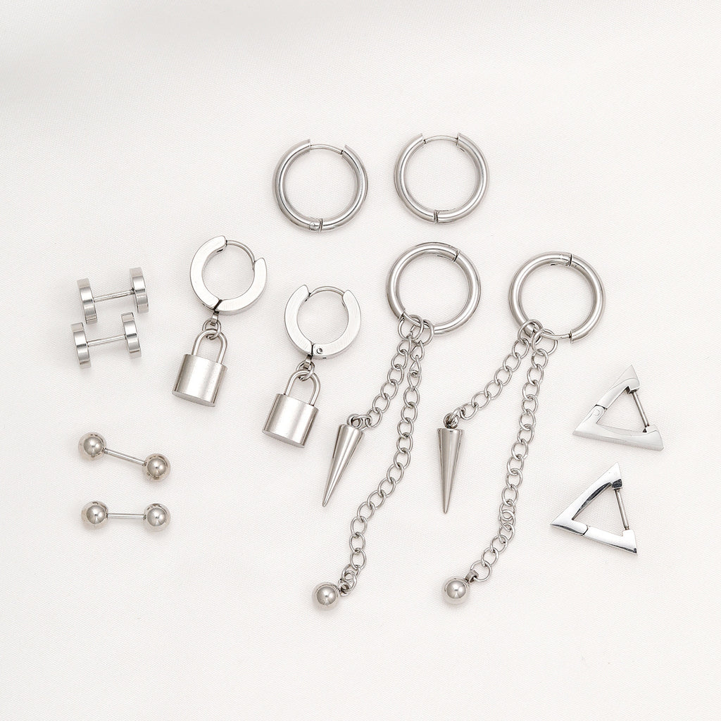 Damen Ohrschmuck Set mit modernen geometrischen und edgy Designs Shop Nory