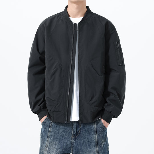 Herren Leichte Bomberjacke im Utility‑Style mit Ärmeltasche und Rippenbündchen Shop Nory