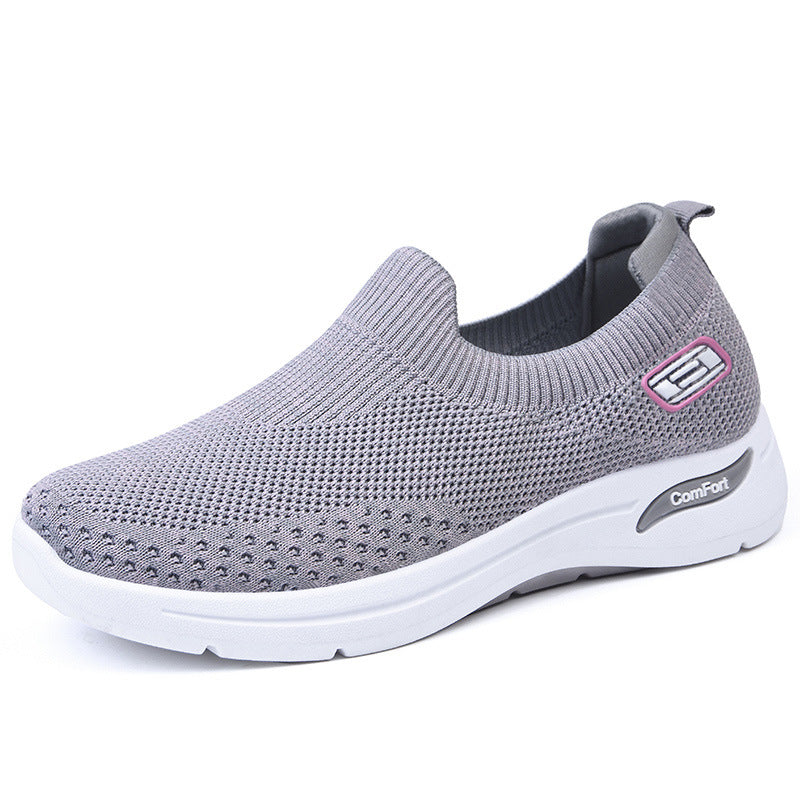 Damen nan nahtloser Strick-Slipper mit elastischem Einstieg und stoßdämpfender Komfortsohle Shop Nory