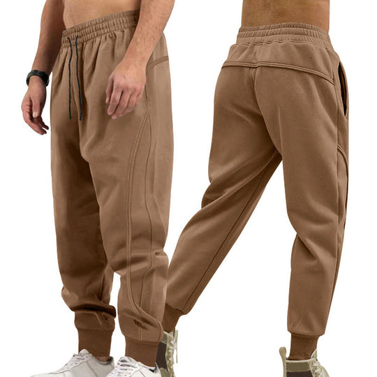 Herren sportliche Jogginghose mit elastischem Bund und Taschen