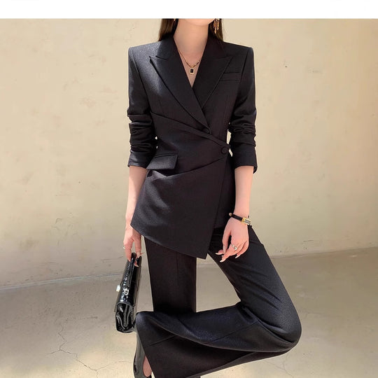 Damen Elegantes Blazer-Set mit modernem Schnitt Shop Nory