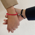 Damenarmband aus feinem elastischen Material mit herzförmigen Anhängern Shop Nory