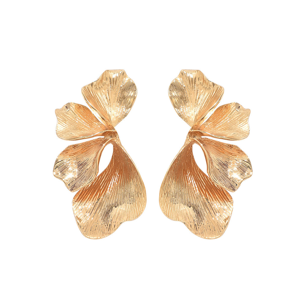 Damen Ohrclips im eleganten, strukturierten Design Shop Nory