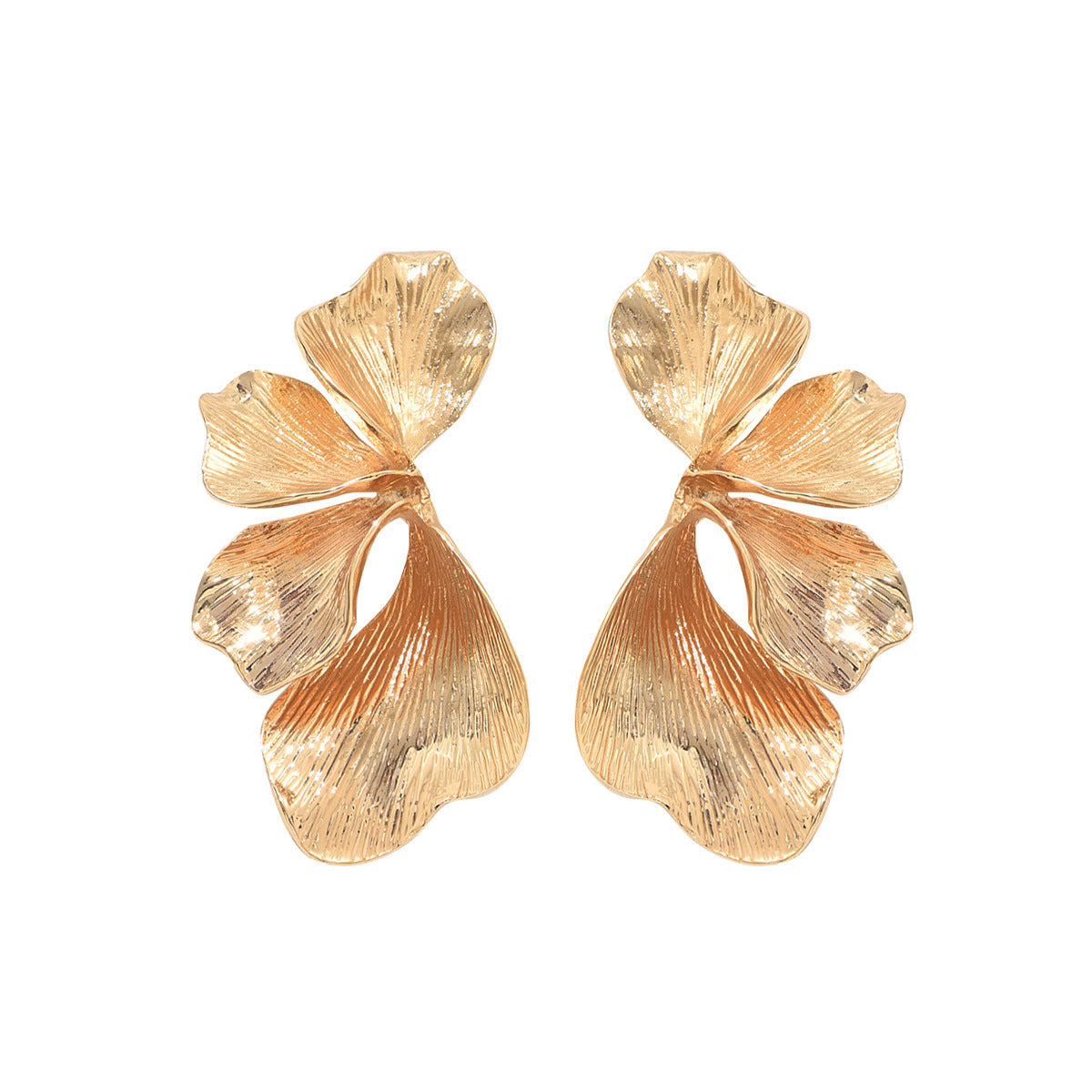Damen Ohrclips im eleganten, strukturierten Design Shop Nory