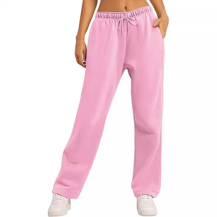 Damen Locker geschnittene Sweatpants mit Kordelzug und weitem Bein Shop Nory