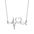 Damen Halskette mit Herzschlag-Design Shop Nory