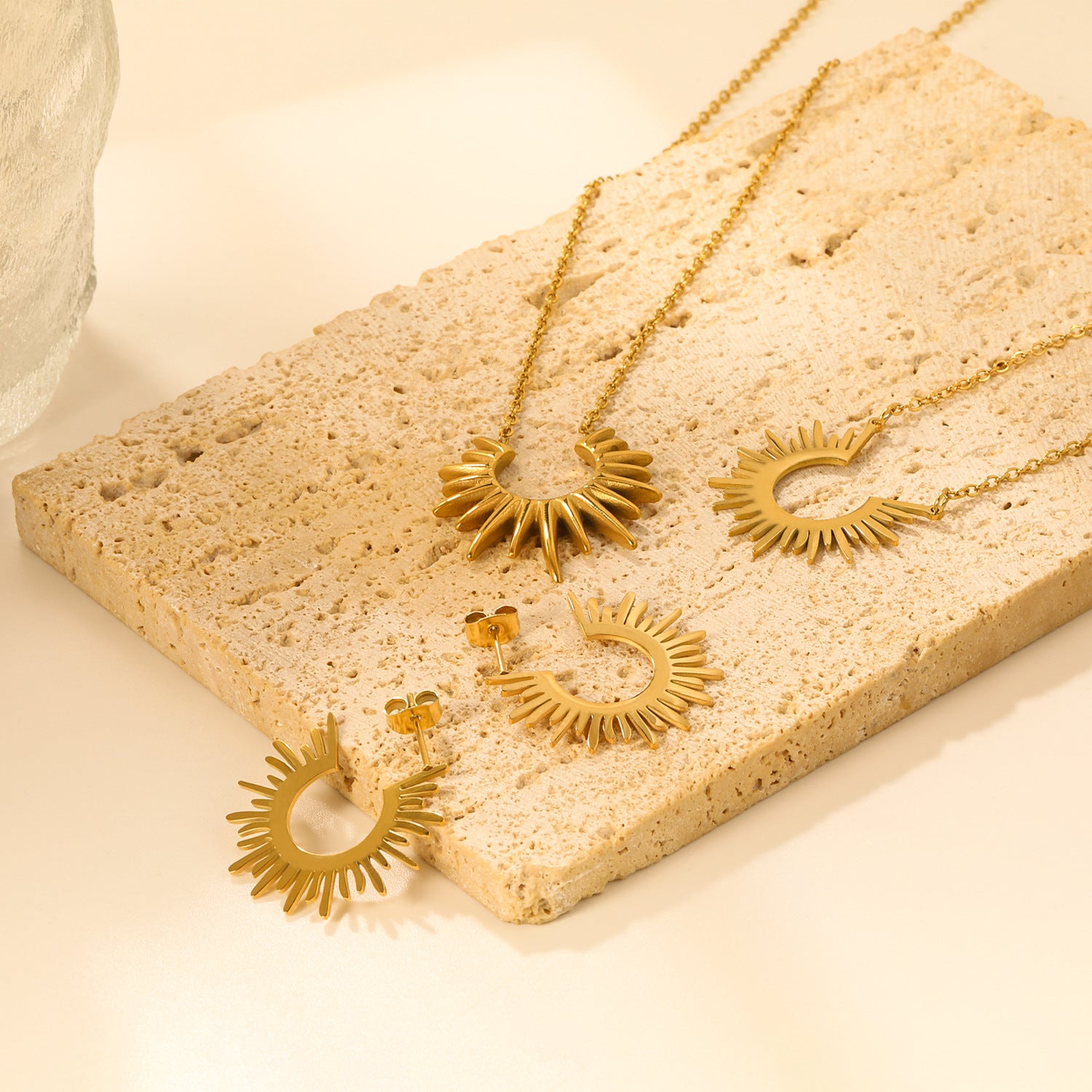 Damen Schmuckset mit großflächigen Anhängern Shop Nory