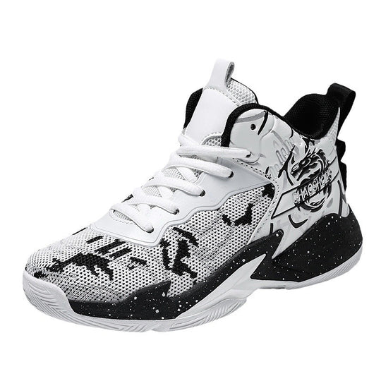 Herren High-Top Basketball-Sneaker mit gestricktem Mesh-Obermaterial, stabiler Fersenkappe und griffiger Profillaufsohle Shop Nory