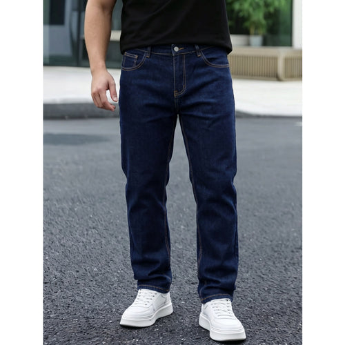 Herren Bequeme Regular Fit Jeans Shop Nory