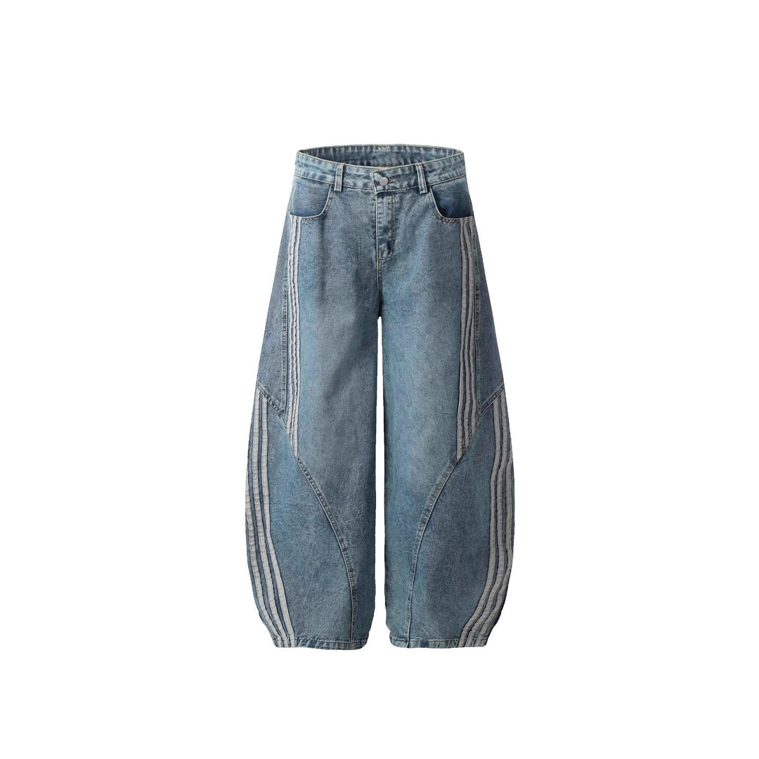 Damen Modische Weitbein-Jeans Shop Nory