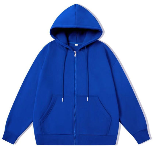 Herren nan leichter taillierter Reißverschluss-Kapuzenpullover mit flachen Nähten und Kängurutasche Shop Nory