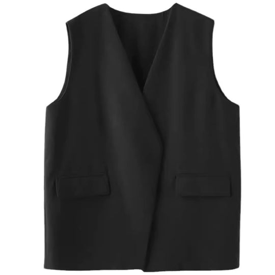Damen Modische Ärmellose Blazer-Weste Shop Nory