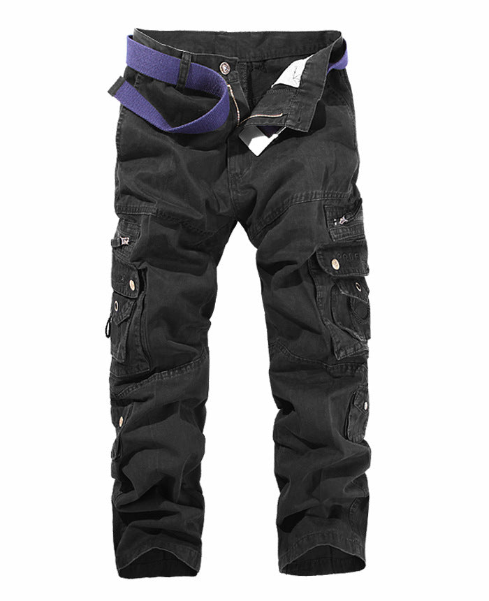 Herren Cargo-Hose mit mehreren praktischen Taschen und verstellbarem Gurt