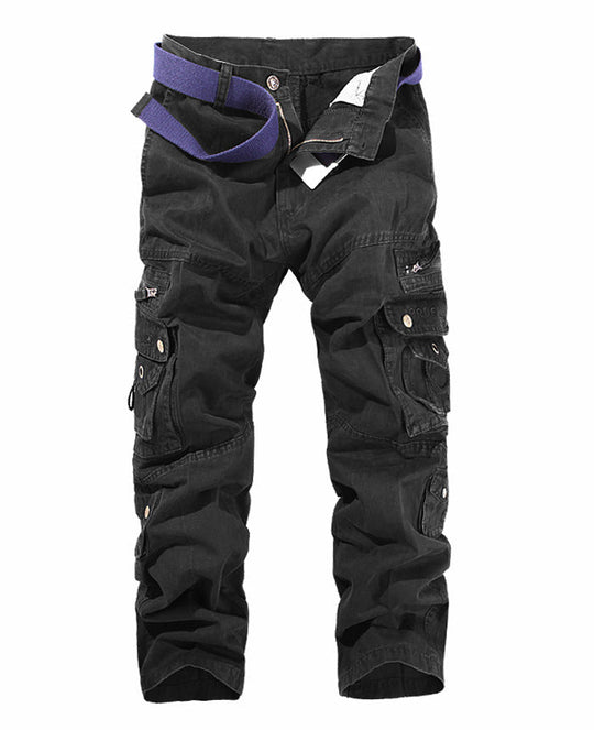 Herren Cargo-Hose mit mehreren praktischen Taschen und verstellbarem Gurt
