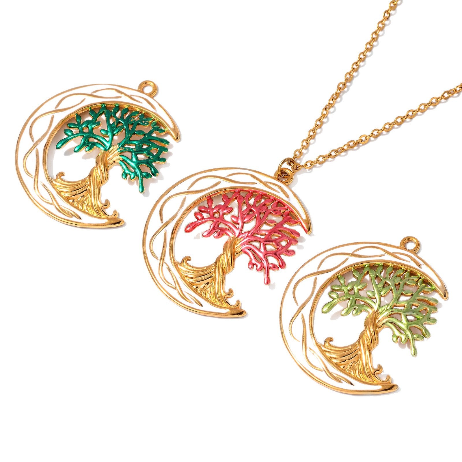 Damen Schmuckanhänger mit Baum-des Lebens-Motiv Shop Nory