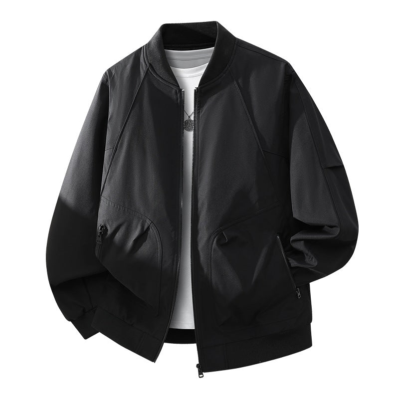 Herren Modische Bomberjacke mit Innenfutter Shop Nory