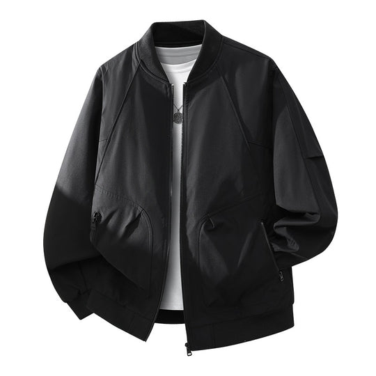 Herren Modische Bomberjacke mit Innenfutter Shop Nory