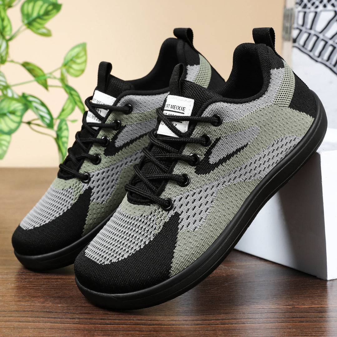 Damen nan leichter atmungsaktiver Strick-Freizeitsneaker mit elastischer Schnürung und stoßdämpfender EVA-Zwischensohle Shop Nory