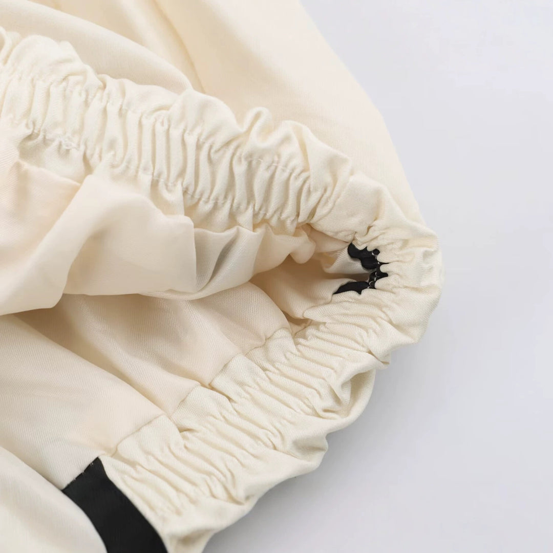 Damen Leichte gepunktete Regenjacke im Oversize-Cropped-Schnitt mit hohem Funnelkragen Shop Nory