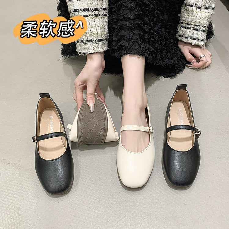 Damen Ballerinas mit elegantem Riemchen und bequemem Fußbett