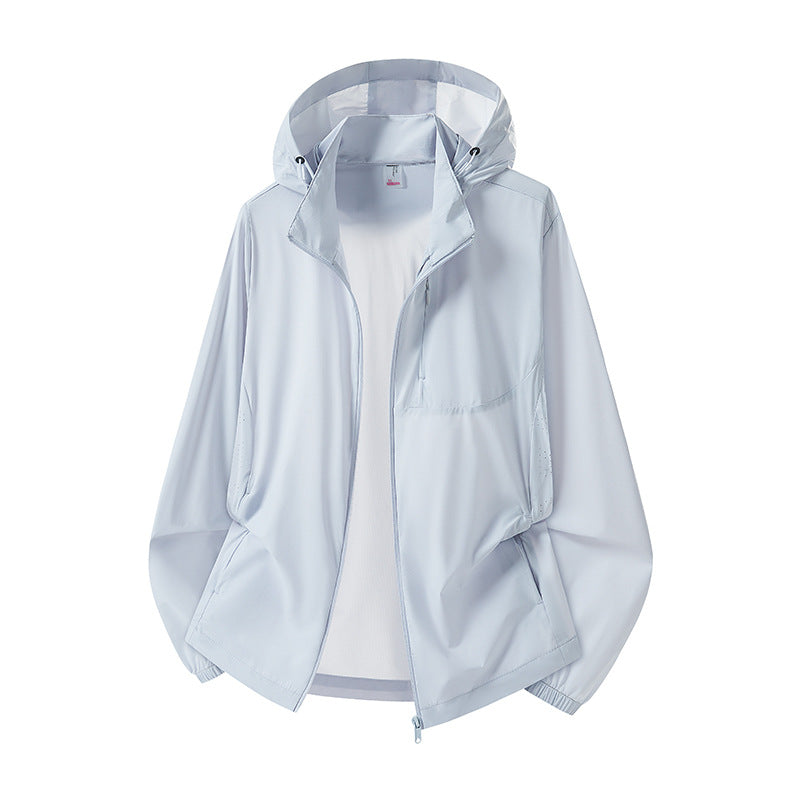 Damen Leichter Windbreaker mit Kapuze Shop Nory