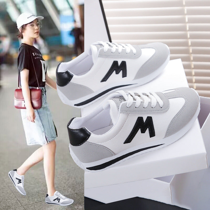 Damen Leichte Retro-Running Sneaker mit gepolsterter Komfortsohle und seitlichem Logo Shop Nory